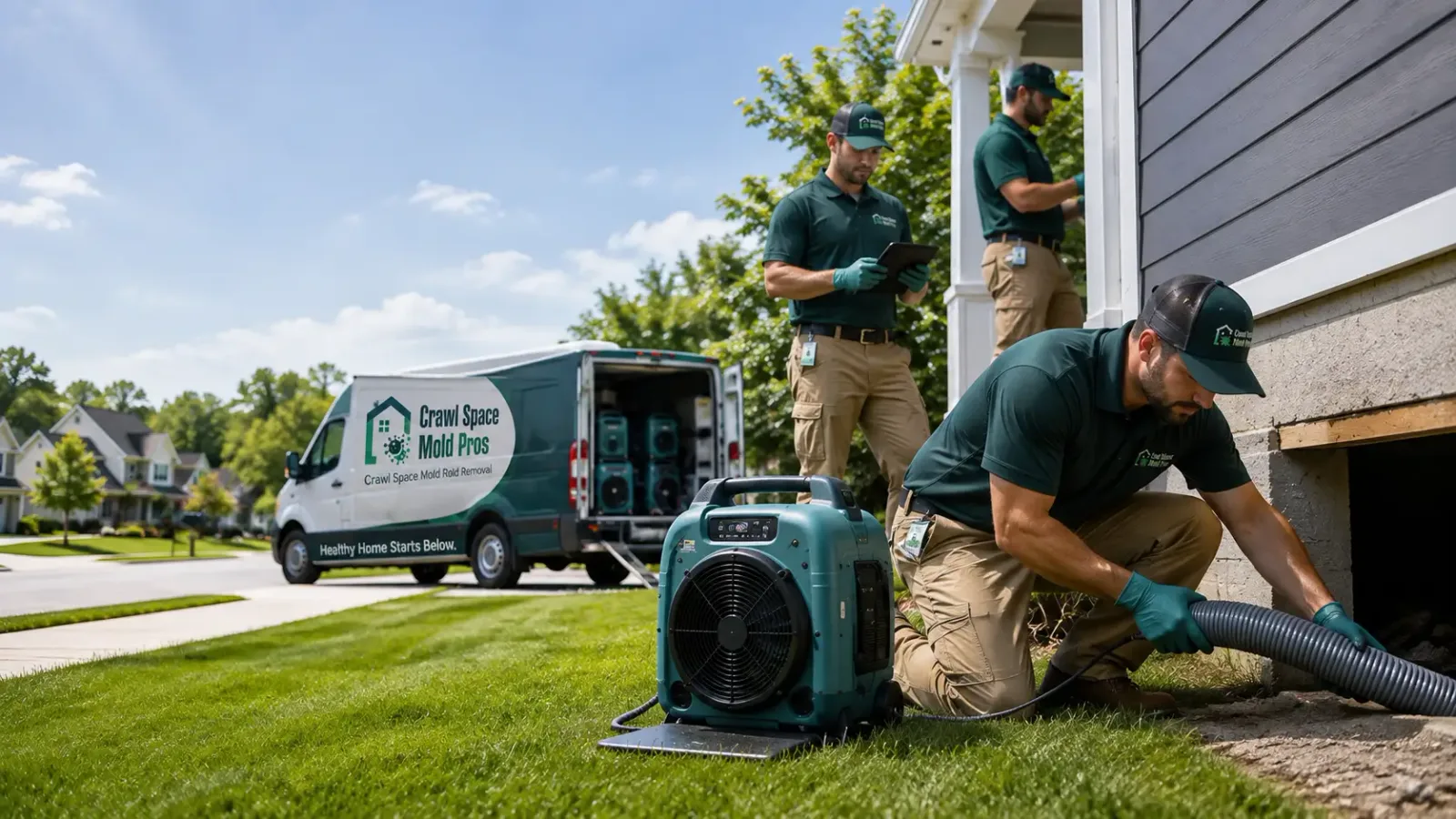 Crawl Space Mold Removal in Corwith, IA